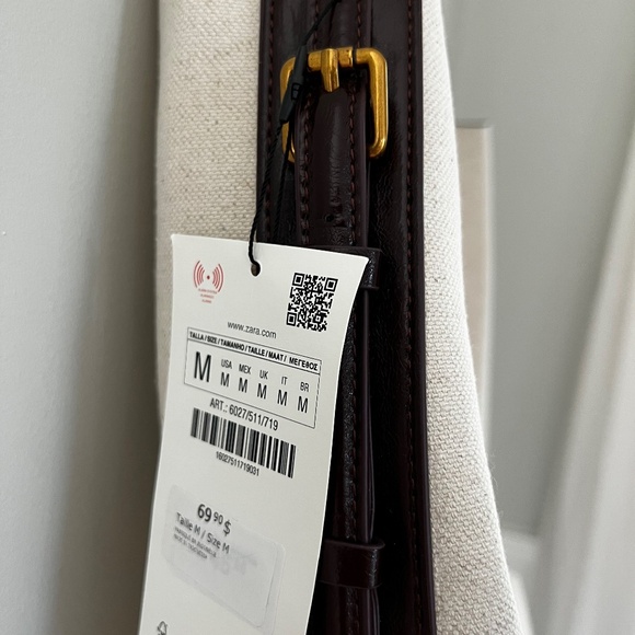 Zara Canvas Tote Hand bag - Picture 2 of 4